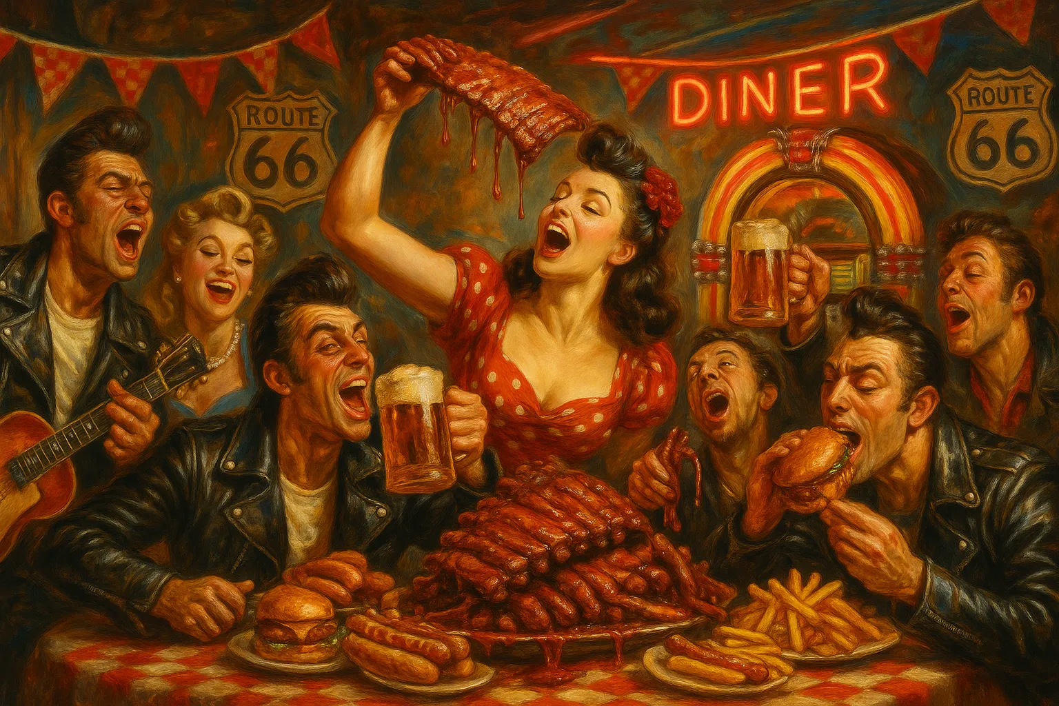 BBQ y Rock & Roll - artístico