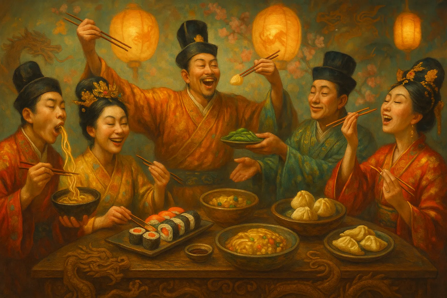 Con palillos y a lo loco - artístico