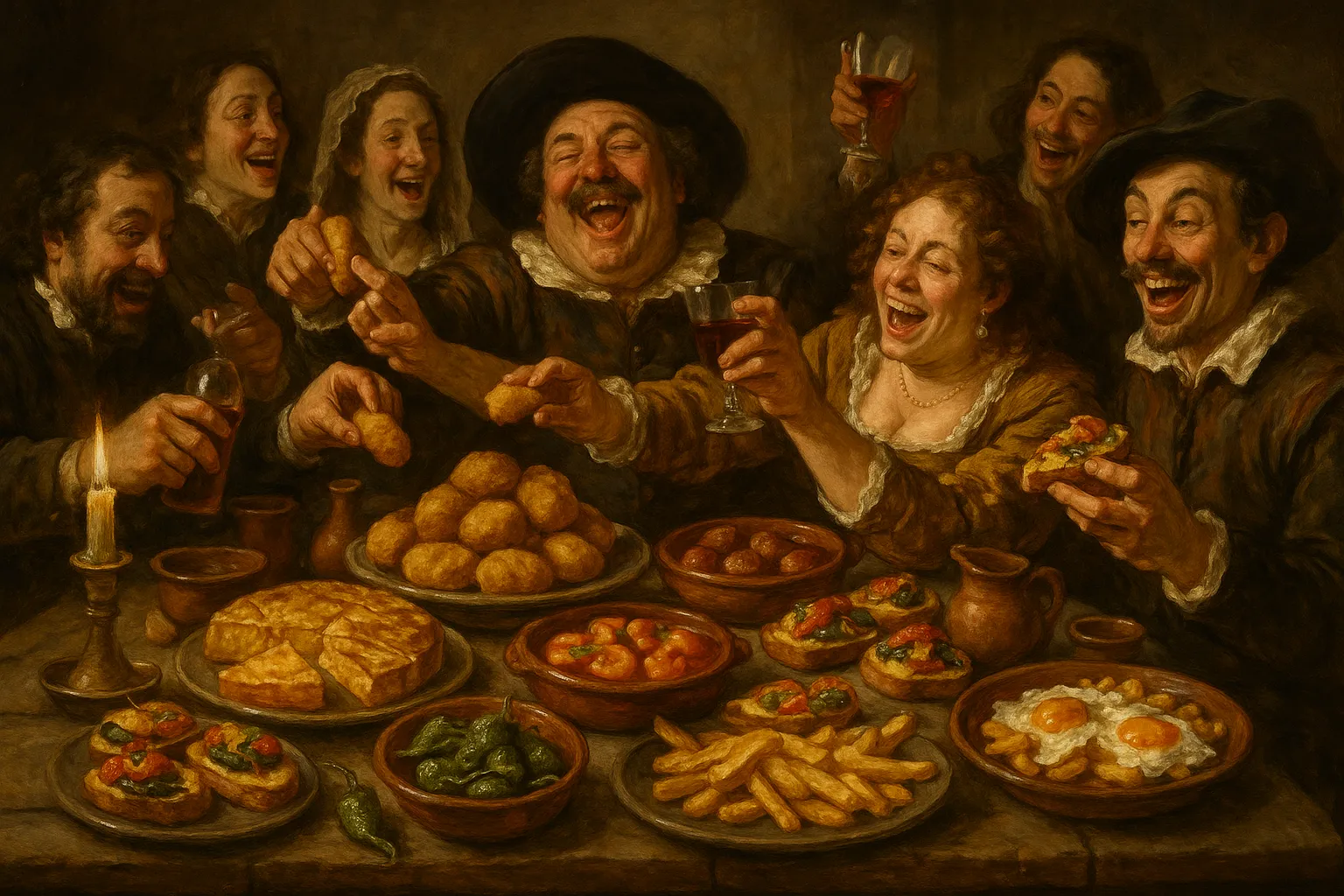 Tarde de tapas - artístico