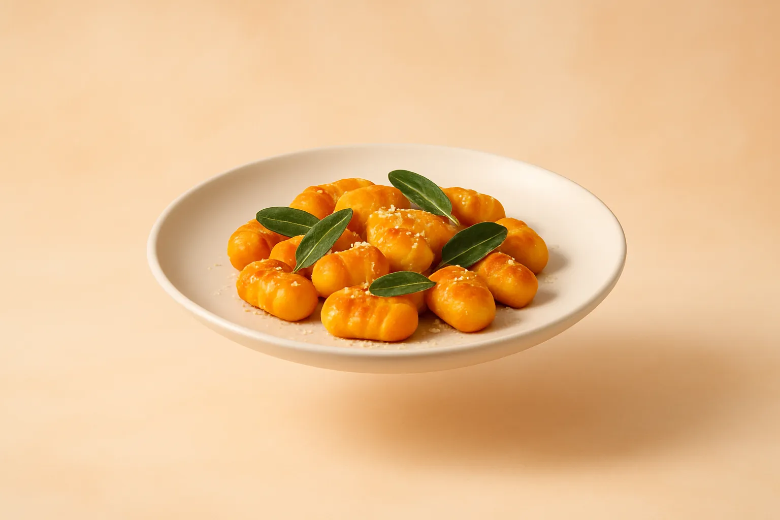 Portada de la receta Ñoquis de calabaza caseros con salvia y mantequilla noisette