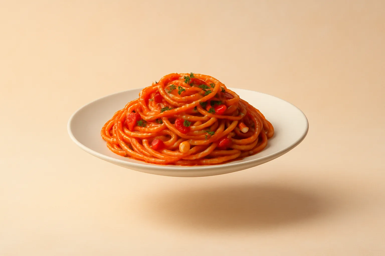Portada de la receta Spaghetti all’arrabbiata