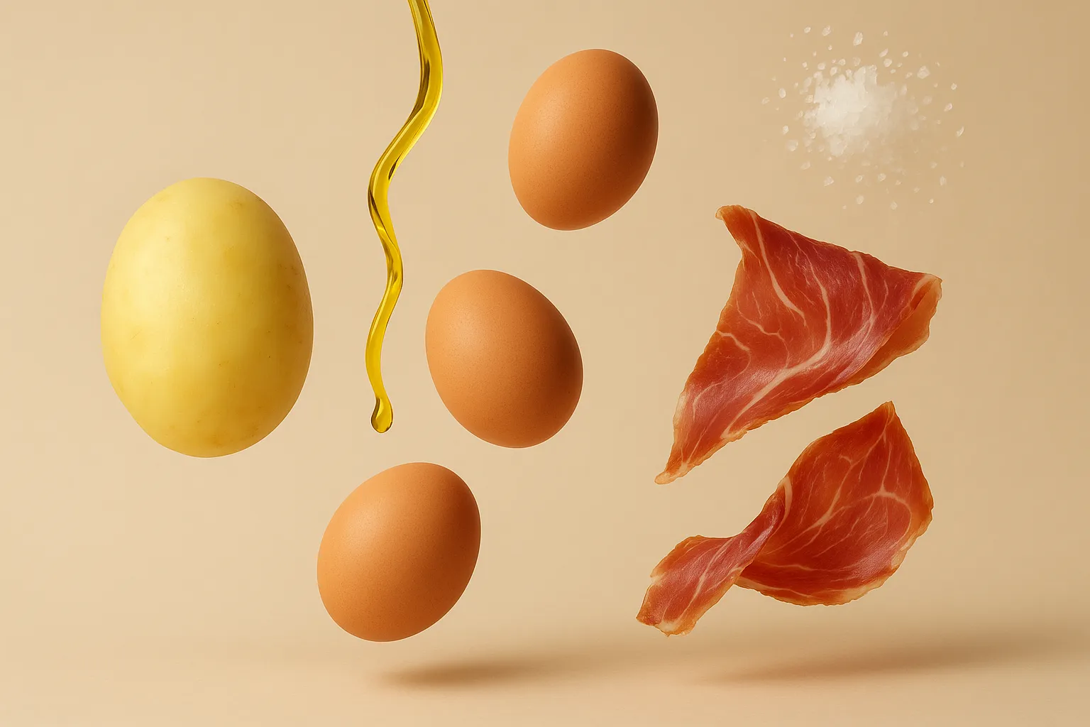 Still life with the fresh ingredients needed for the recipe