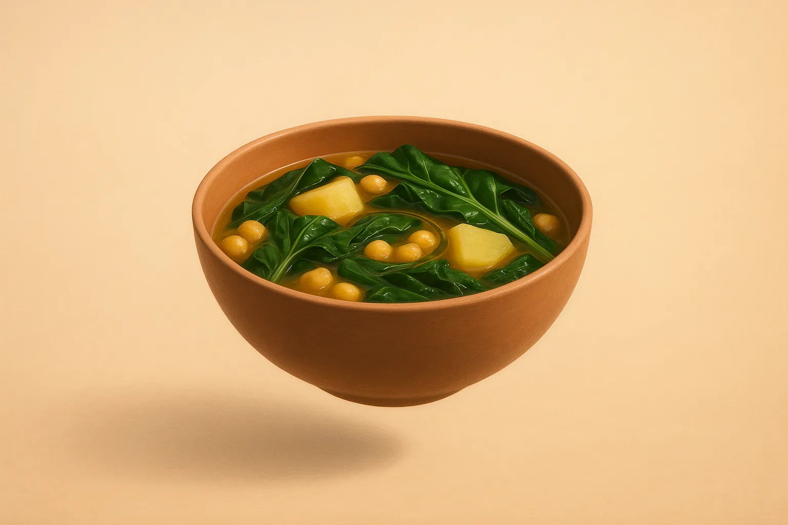 Portada de la receta Potaje de acelgas con patata y garbanzos