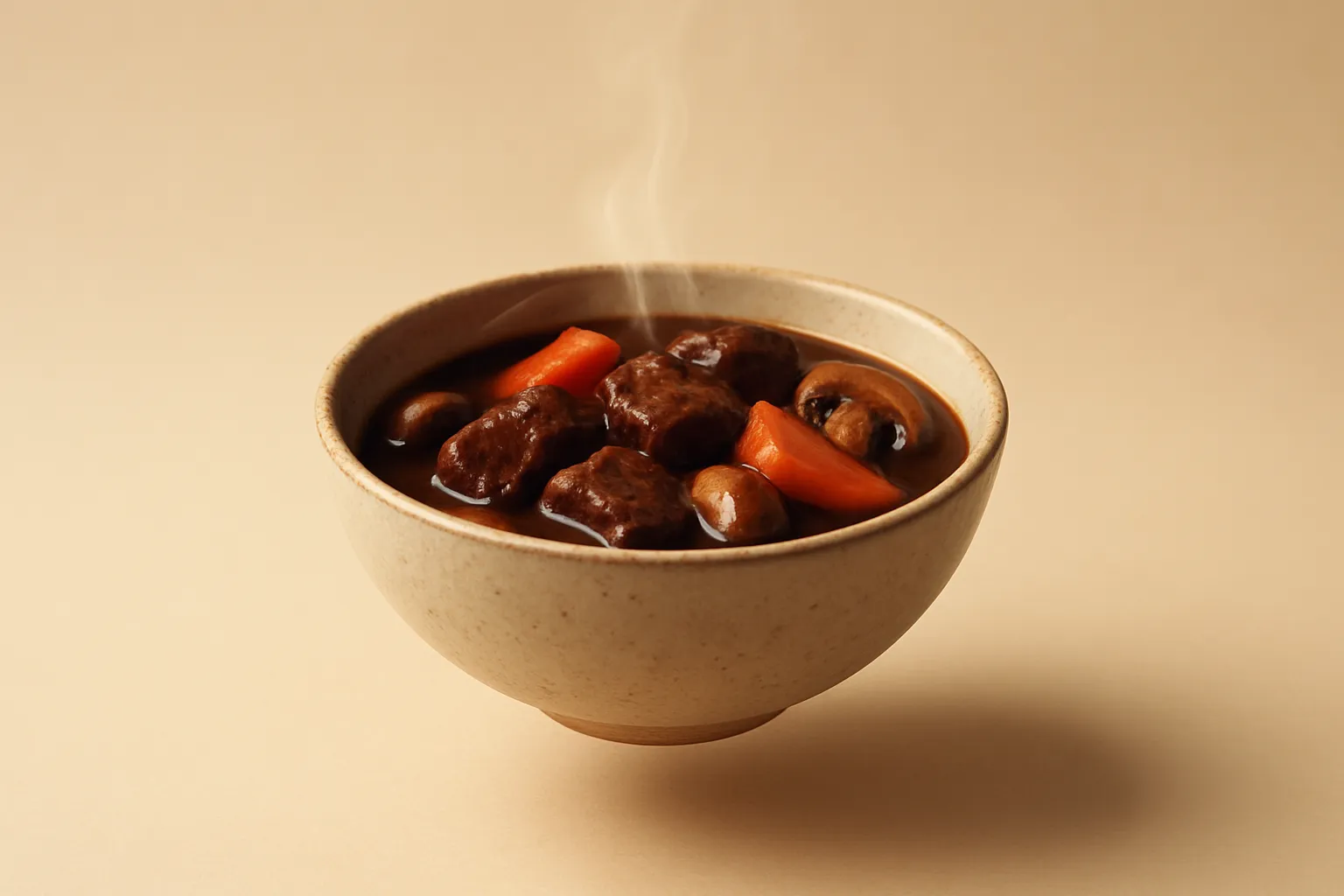 Portada de la receta Estofado de ternera al vino tinto con verduras rústicas