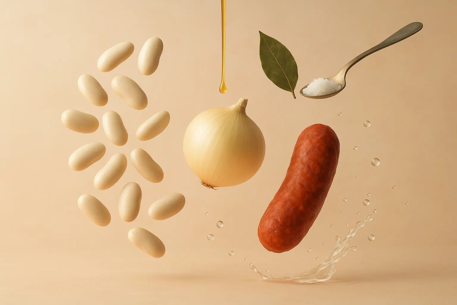 Still life with the fresh ingredients needed for the recipe