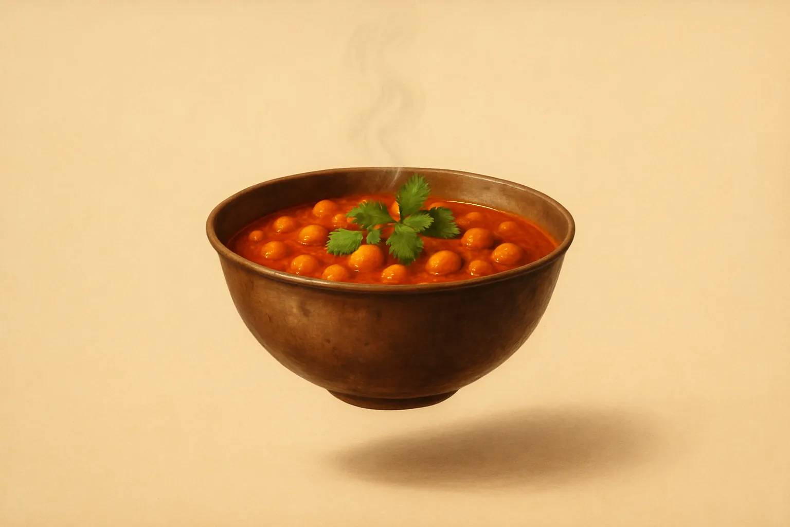 Portada de la receta Chana Masala (curry de garbanzos especiado)