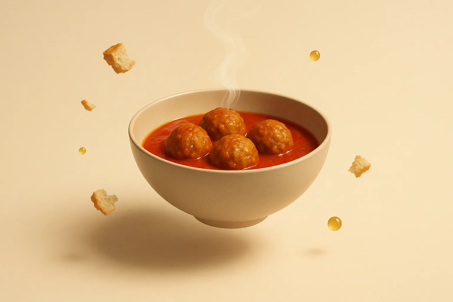Portada de la receta Albóndigas en salsa casera de tomate