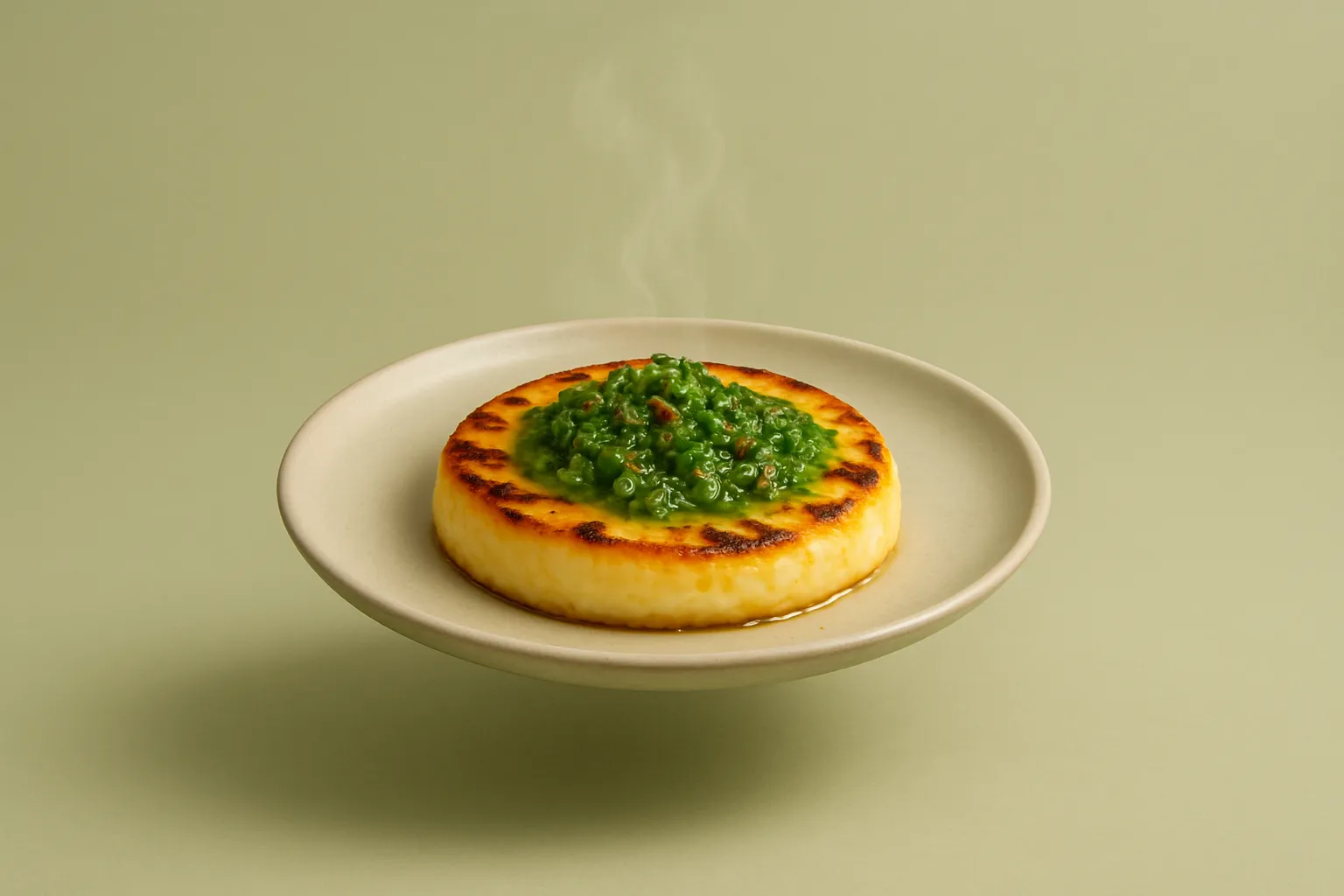 Portada de la receta Provoleta a la parrilla con chimichurri