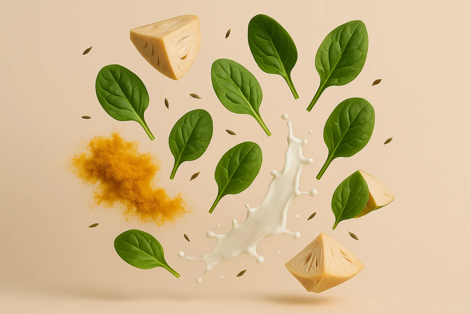 Still life with the fresh ingredients needed for the recipe