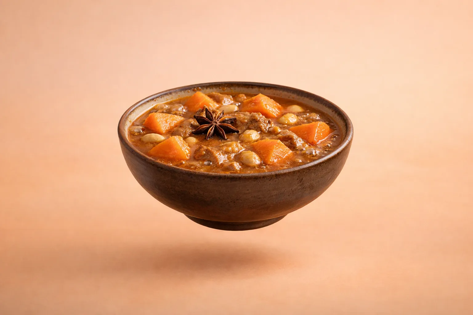 Portada de la receta Curry massaman de boniato y anacardo