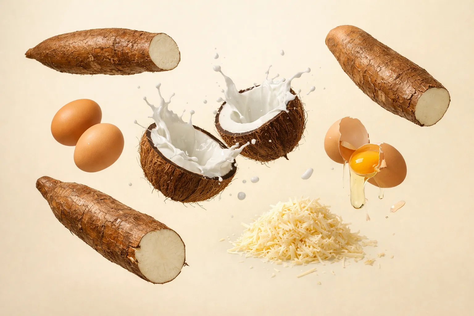 Still life with the fresh ingredients needed for the recipe