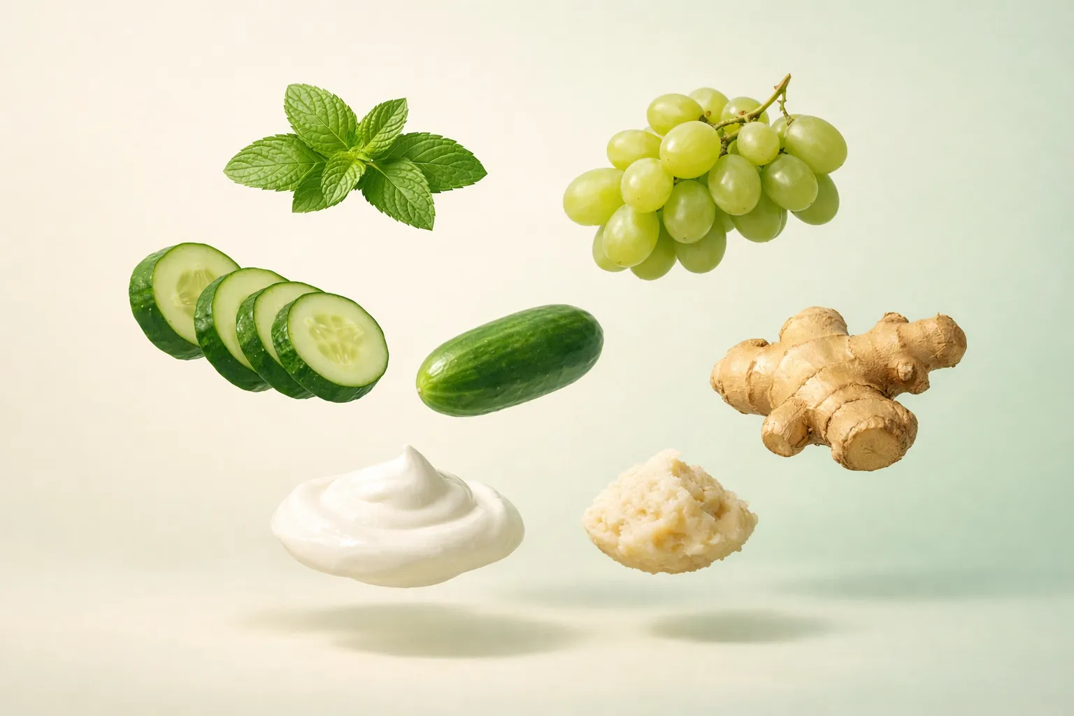Still life with the fresh ingredients needed for the recipe