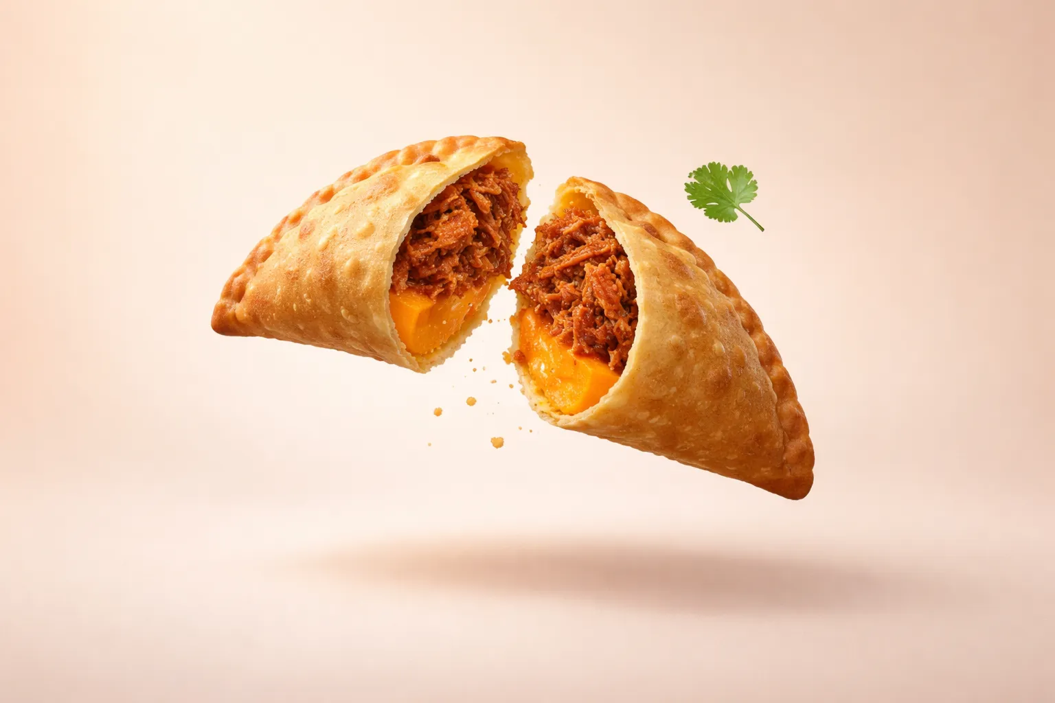 Portada de la receta Empanadas de cazón y batata