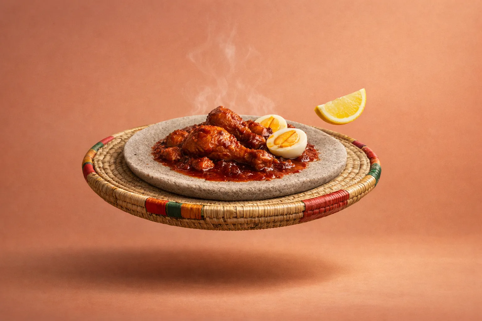 Portada de la receta Doro Wat (Auténtico Estofado de Pollo Picante Etíope)