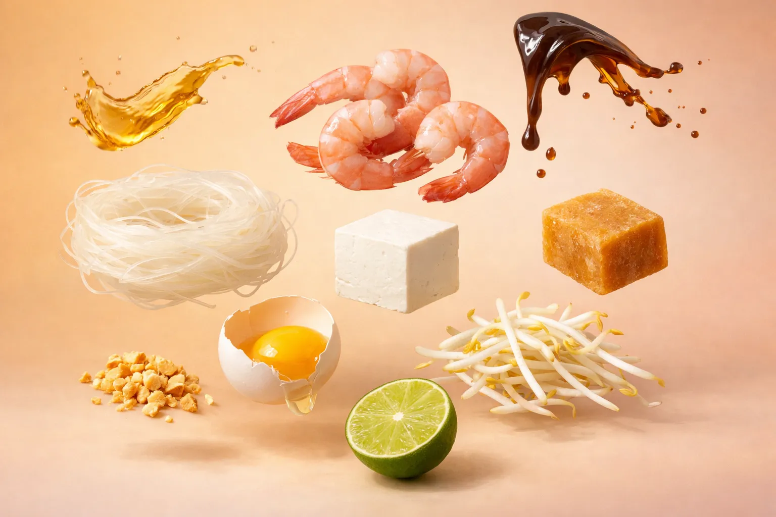 Bodegón con los ingredientes frescos necesarios para la receta