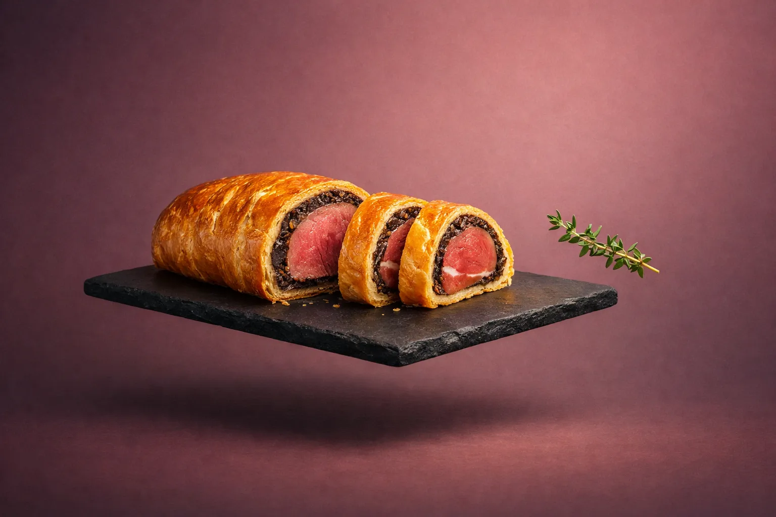 Portada de la receta Solomillo Wellington con duxelle de setas y jamón