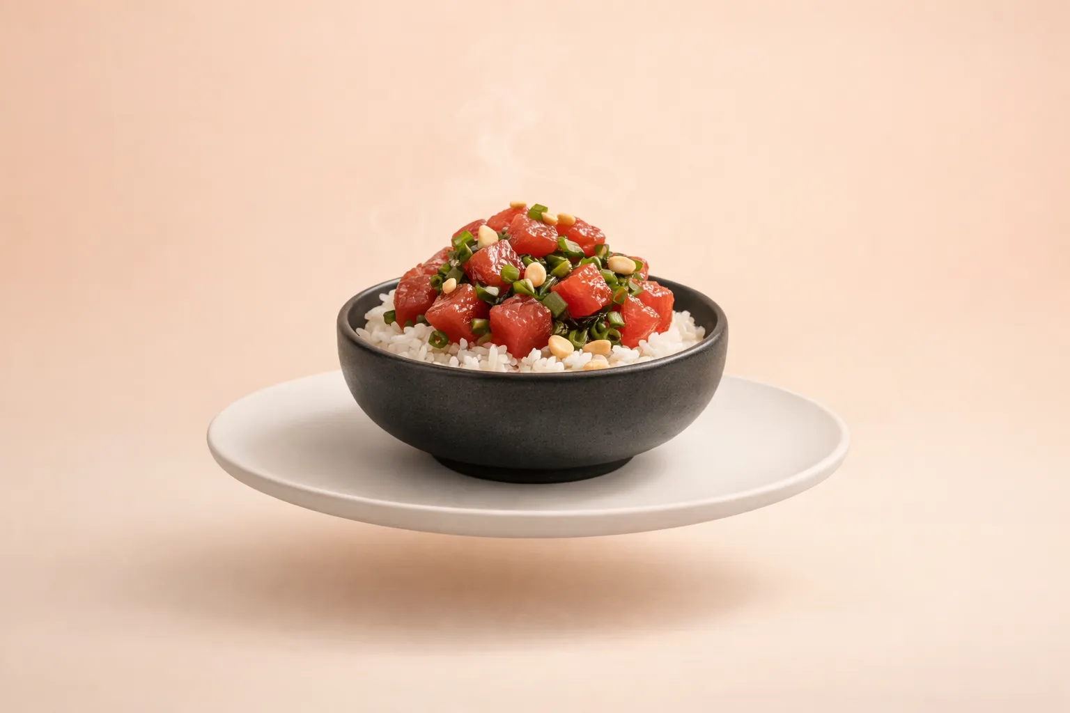 Portada de la receta Poke Bowl hawaiano auténtico de atún Ahi