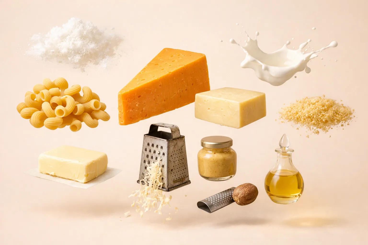 Bodegón con los ingredientes frescos necesarios para la receta