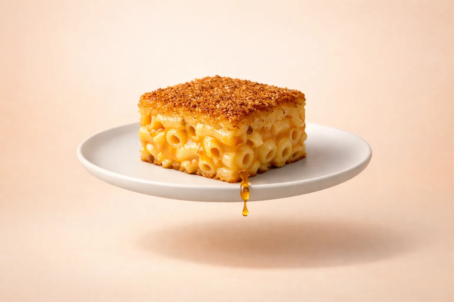 Portada de la receta Mac & Cheese gourmet al horno con costra y trufa