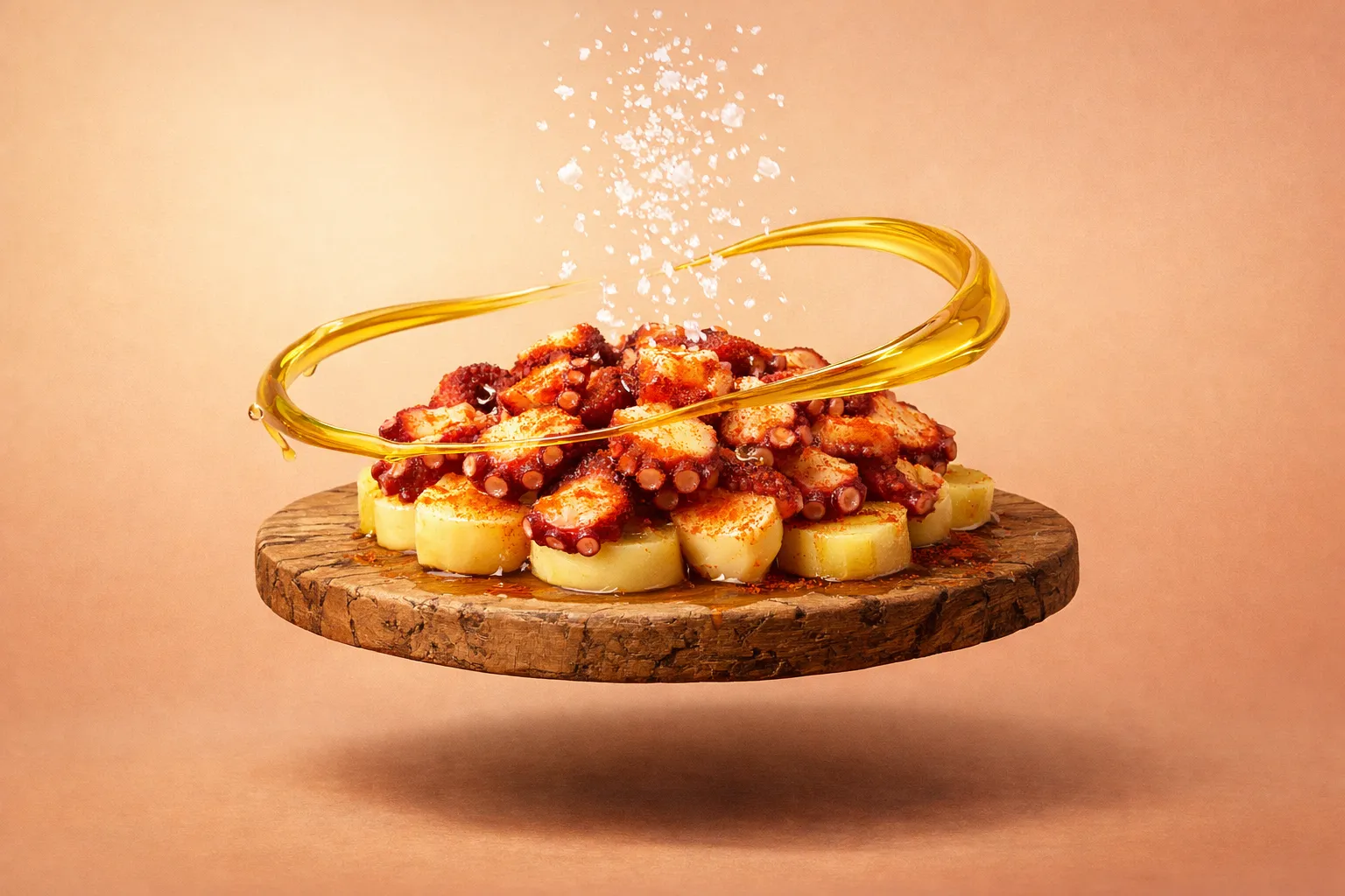 Portada de la receta Pulpo a la gallega (Polbo á feira) con cachelos