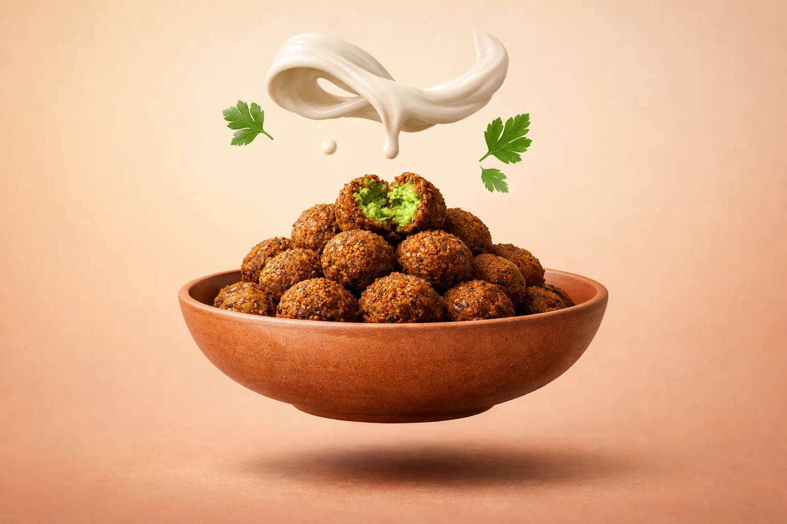 Portada de la receta Falafel Auténtico con Salsa Tahini