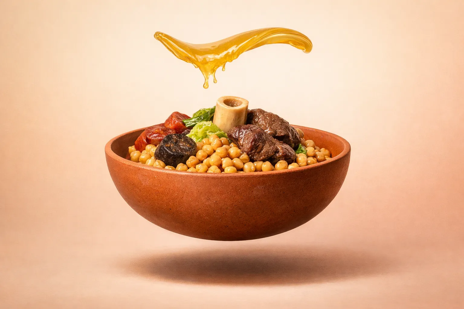 Portada de la receta Cocido Madrileño Completo (Tres Vuelcos)