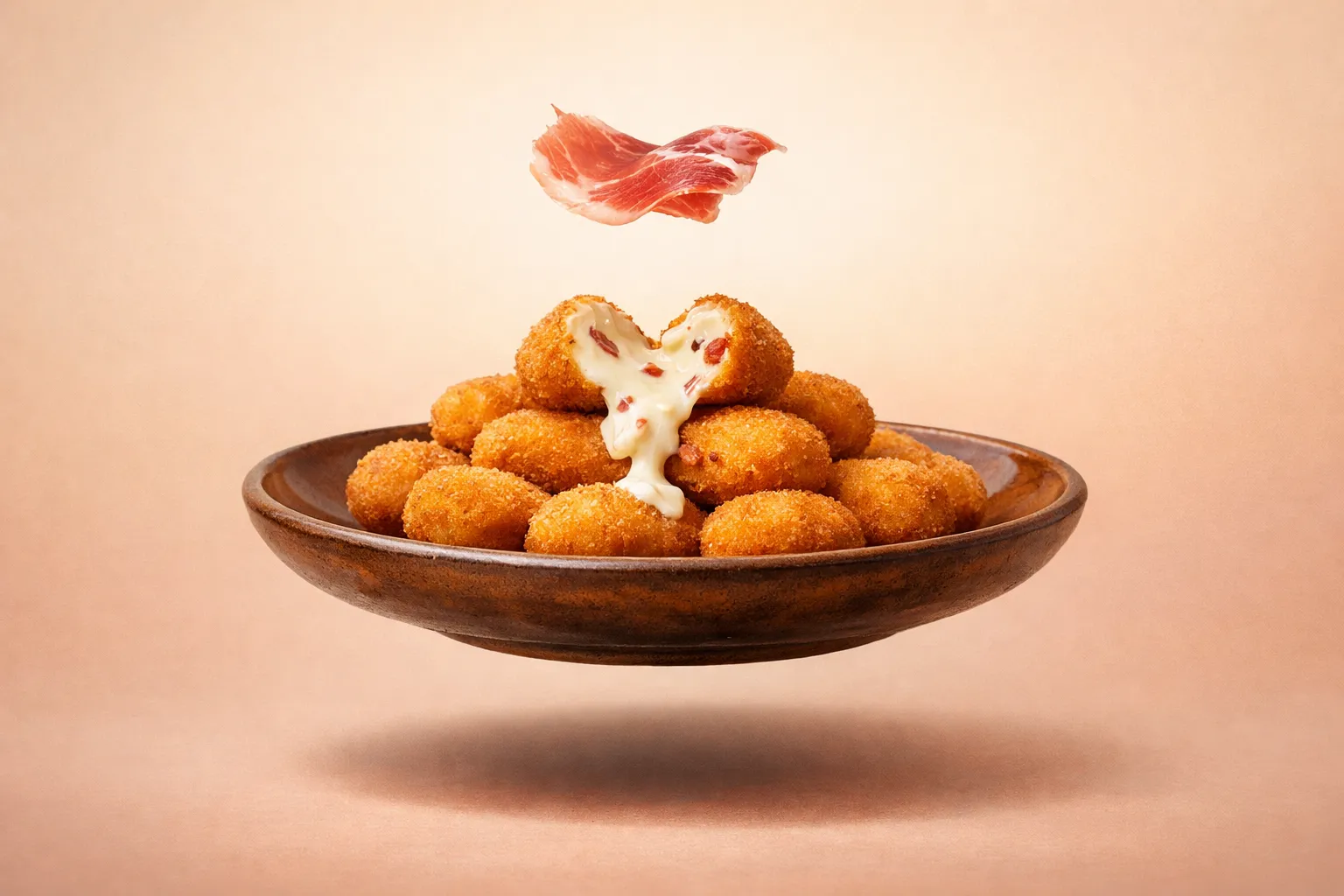Portada de la receta Croquetas Cremosas de Jamón Ibérico