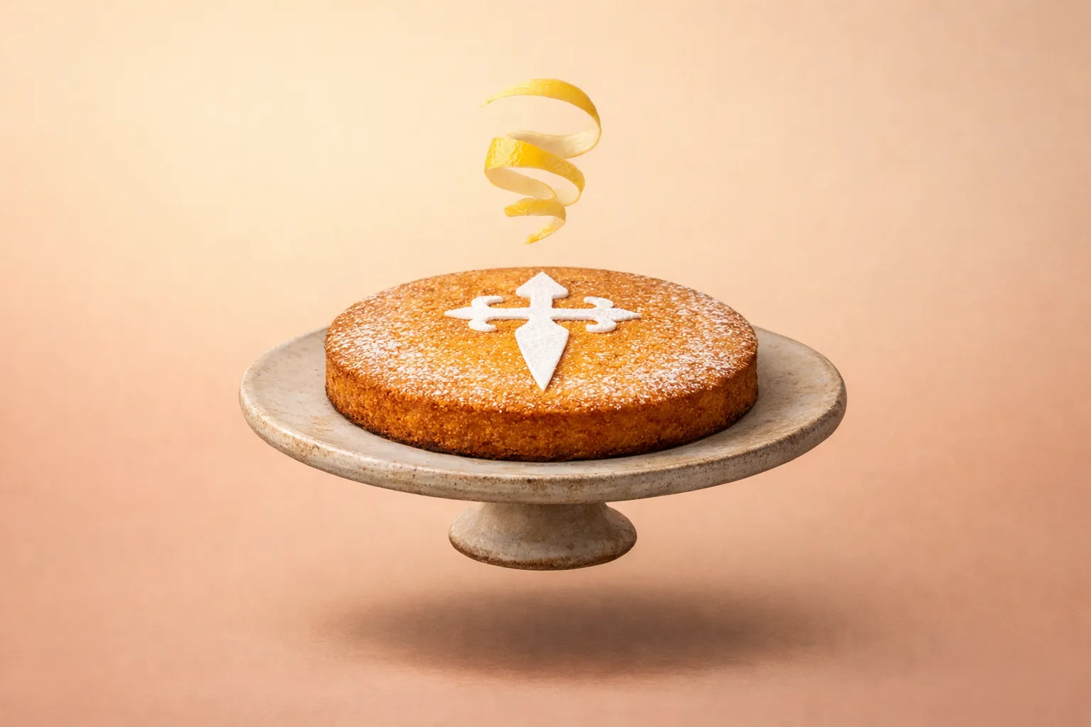 Portada de la receta Tarta de Santiago (Almendra y Limón)