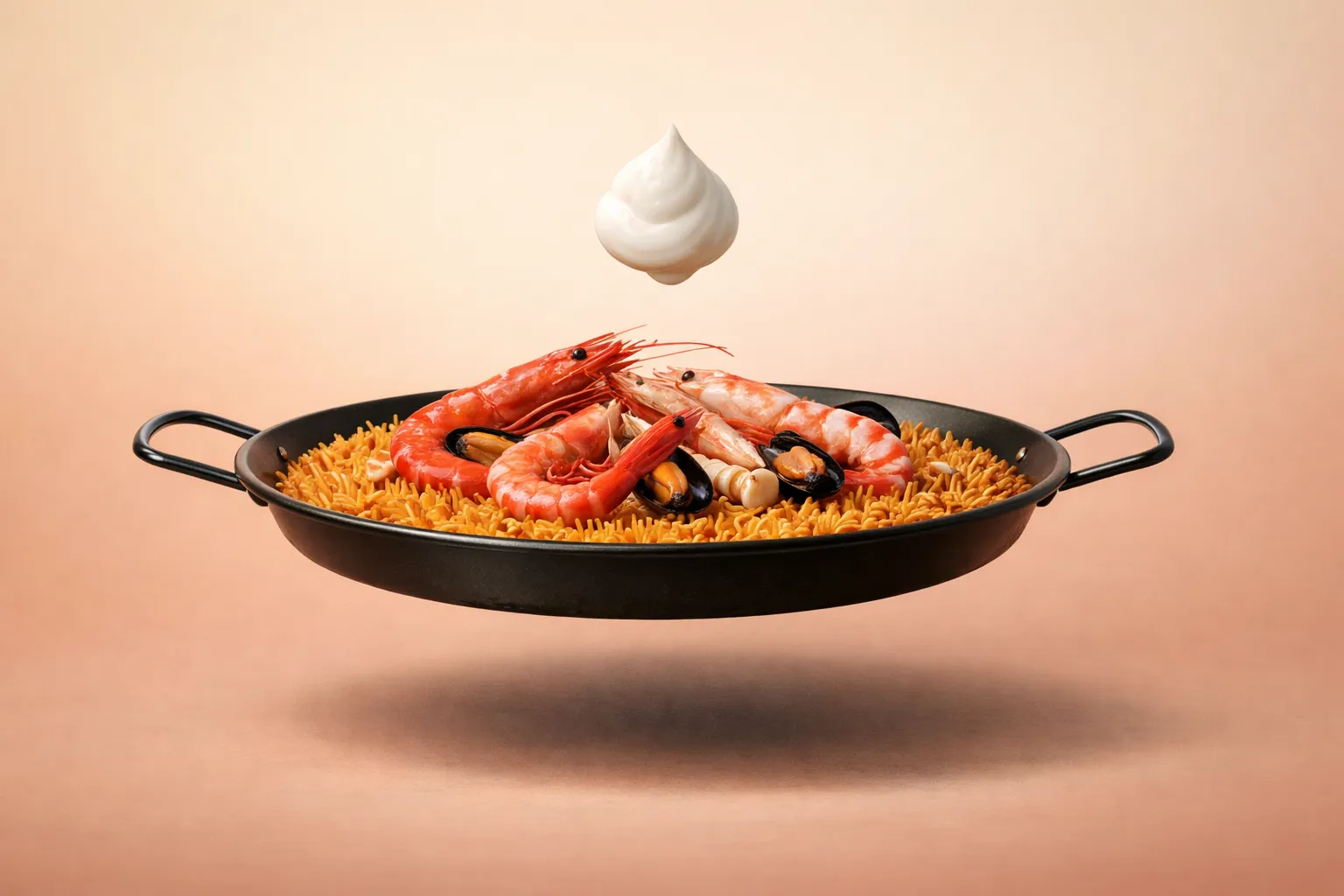 Portada de la receta Fideuá de Marisco estilo Gandía