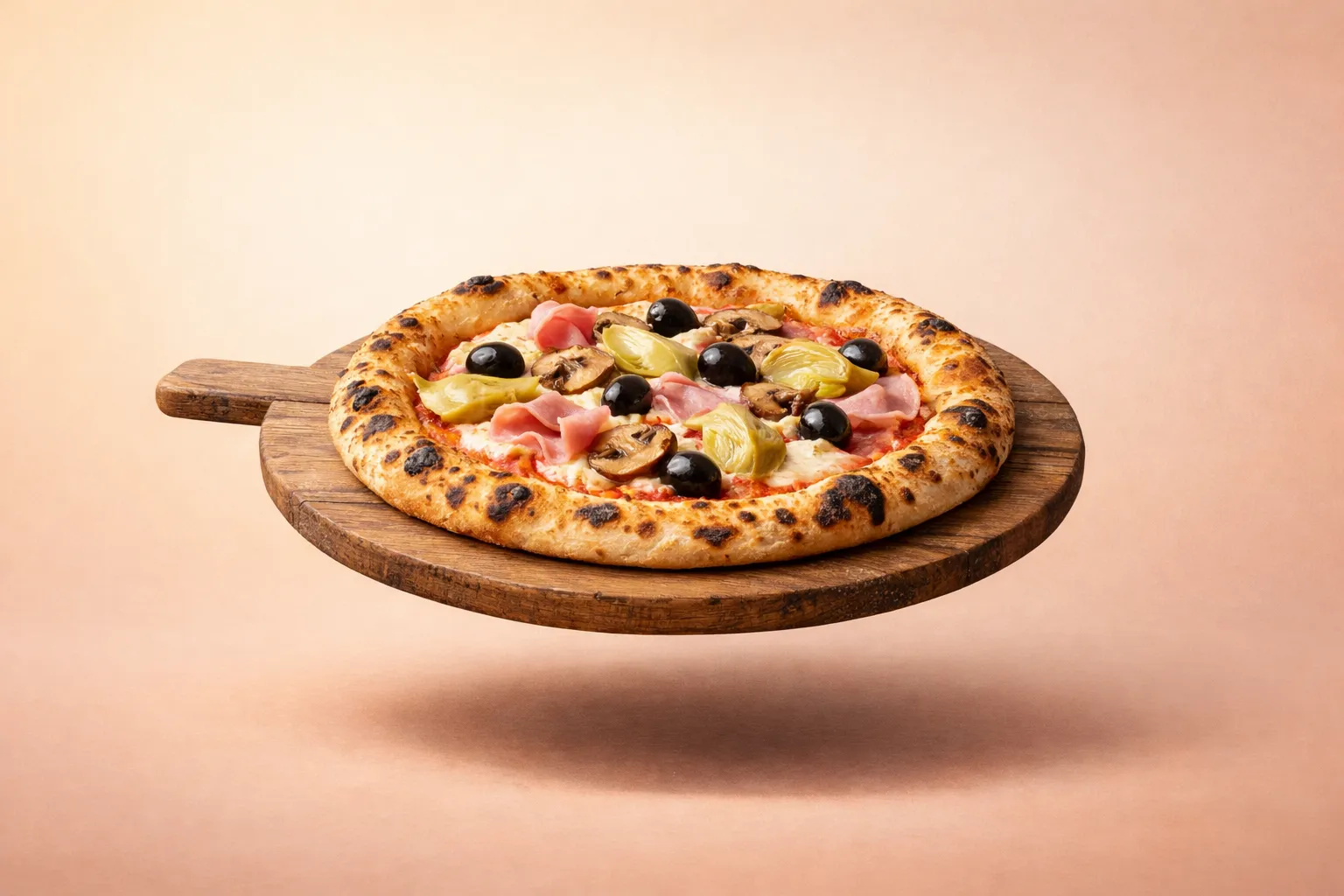 Portada de la receta Pizza Capricciosa Auténtica