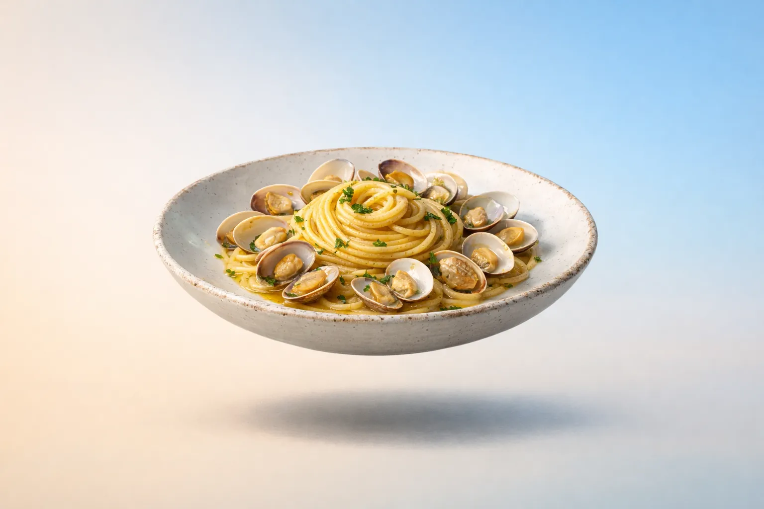 Portada de la receta Spaghetti alle Vongole con Limón y Perejil