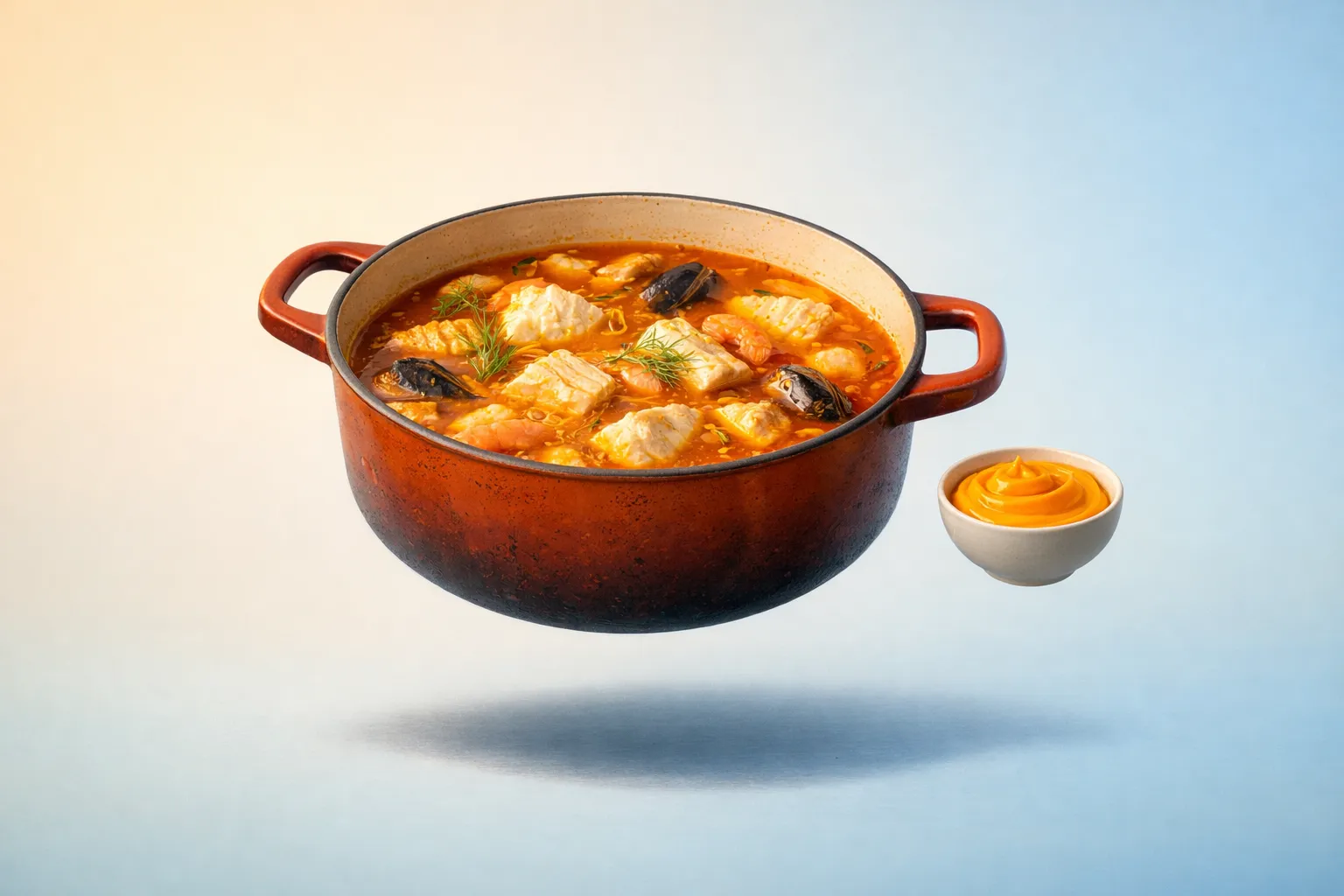 Portada de la receta Bouillabaisse: Sopa de Pescado Provenzal